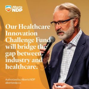 Alberta has an entrepreneurial spirit and bright, creative minds. We also have a healthcare system in need of serious help after 4 years of damage. By simplifying access for smaller innovators we create the opportunity to do something ground breaking. Building better. #AbLeg