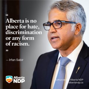 Hate, discrimination, and racism have no place in Alberta. An Alberta NDP government will invest in anti-racism and ethnocultural grants to support ethnocultural communities and newcomers.