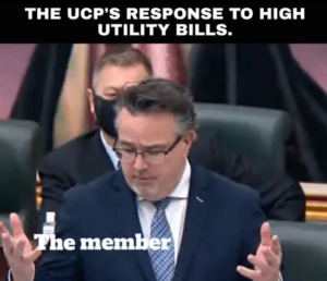 What will the UCP do about soaring utility bills?