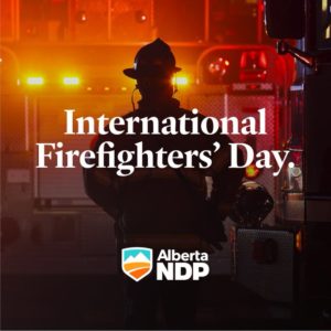 Today, on International Firefighters’ Day, we honour those brave men and women who put themselves on the frontlines to keep our communities safe. Today and every day, we thank you.